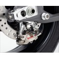 Motocorse Billet Aluminum Chain Adjuster and Rear Brake Caliper Support Bracket for Ducati Panigale / Streetfighter V4 (2025+)